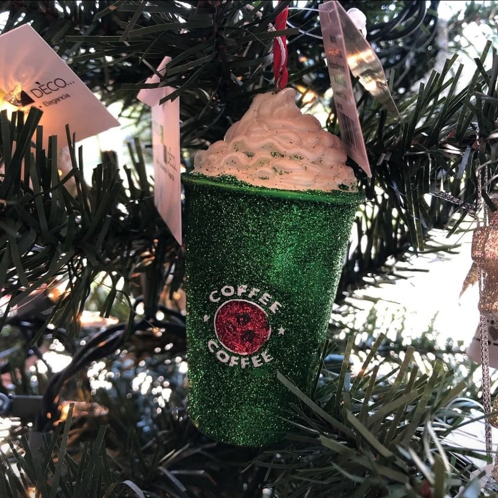 New christmas Coffee Frappuccino ornament